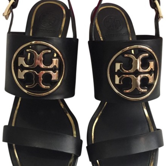 Tory Burch Shoes - Tory Burch Metal Miller Slingback Sandal